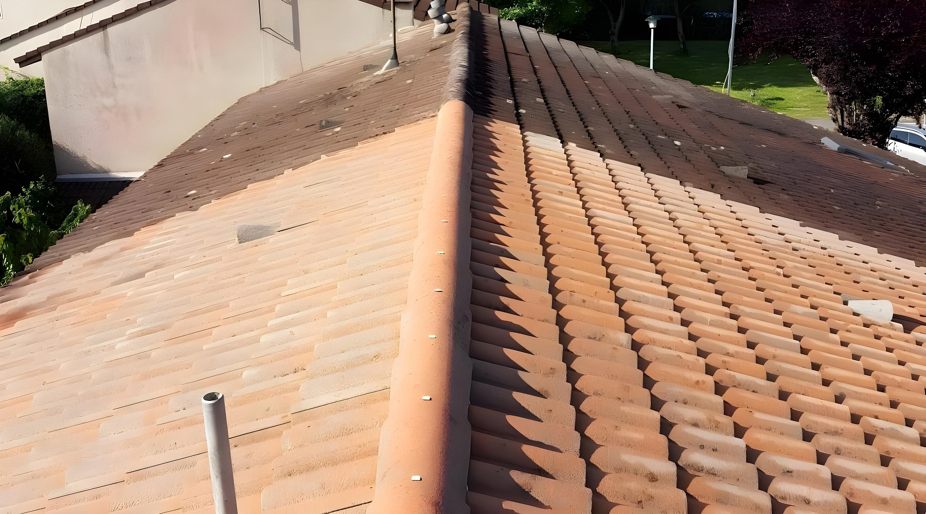 Nettoyage toiture dans le Jura