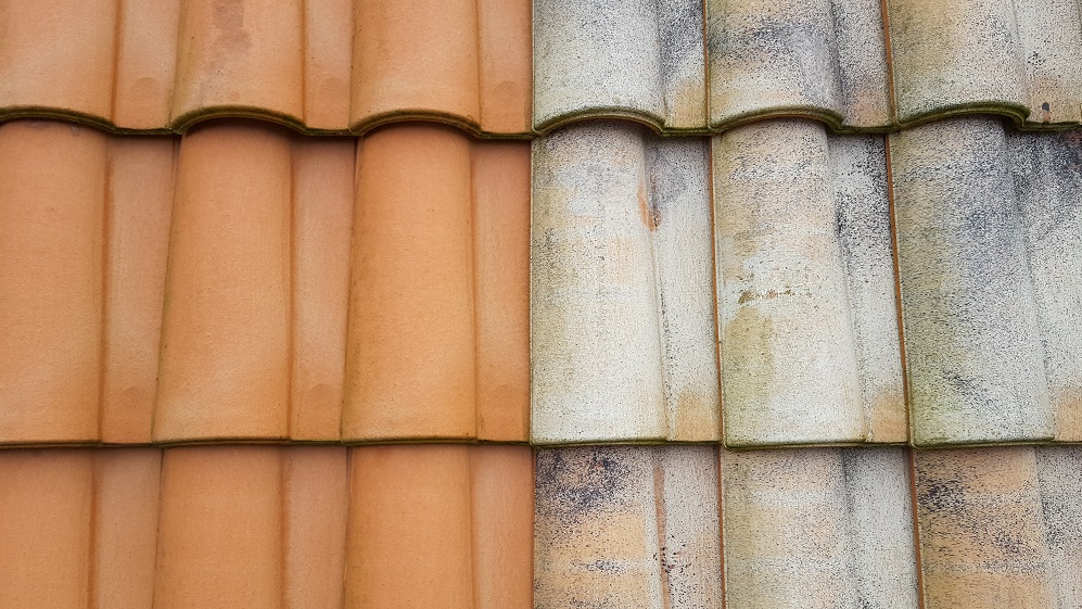 Peinture toiture tuiles
